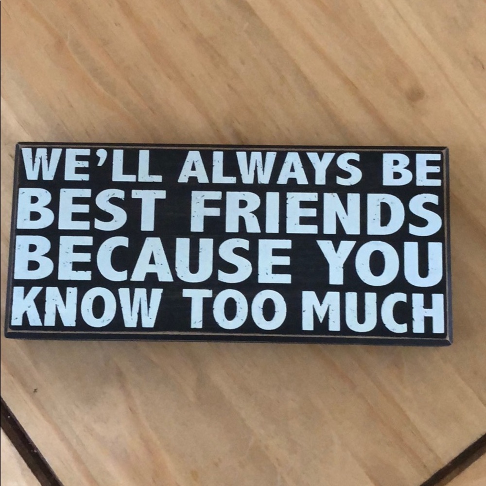 Hobby Lobby Bestfriends wooden sign